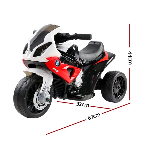 Kids Ride On Motorbike BMW Licensed S1000RR Motorcycle Car – Red