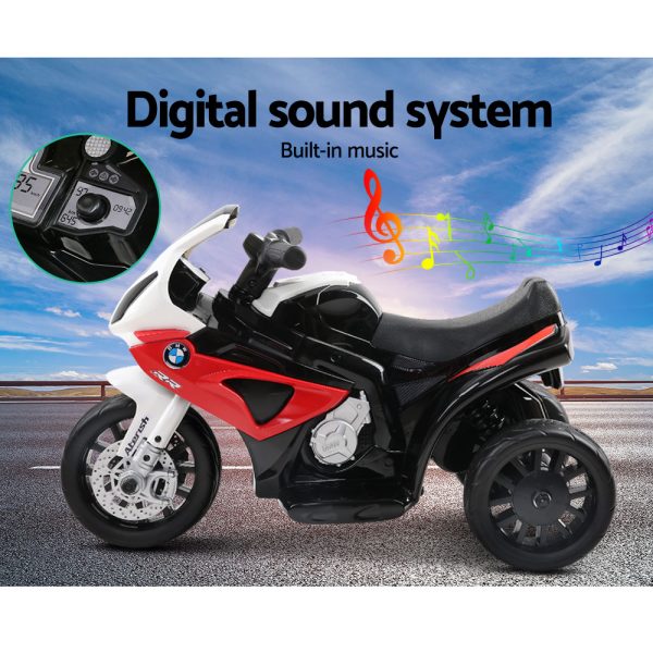 Kids Ride On Motorbike BMW Licensed S1000RR Motorcycle Car – Red