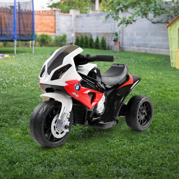 Kids Ride On Motorbike BMW Licensed S1000RR Motorcycle Car – Red
