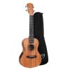 Alpha 26″ Ukulele Equaliser Natural Mahogany Tenor Beginner Gift w/ Bag