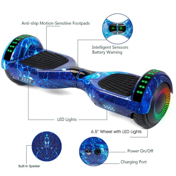 Smart-S W1 Hoverboard Blue Sky