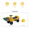 Kids Ride On Bulldozer Digger Tractor Excavator Toy Car with Helmet GO-KEX-101-JBL