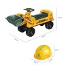 Kids Ride On Bulldozer Digger Tractor Excavator Toy Car with Helmet GO-KEX-101-JBL