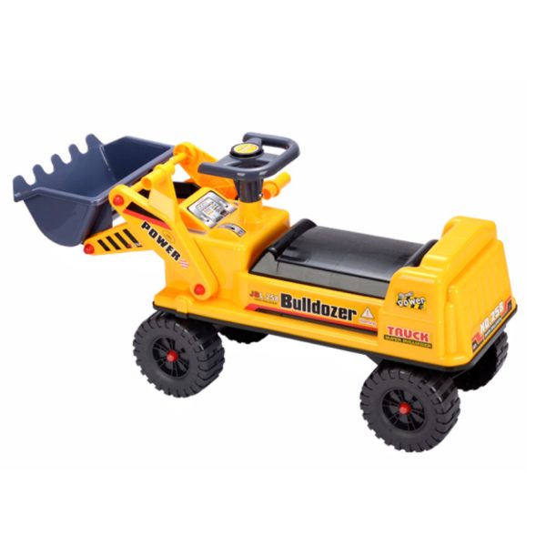 Kids Ride On Bulldozer Digger Tractor Excavator Toy Car with Helmet GO-KEX-101-JBL