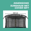 Sunshade Net for Trampoline 10ft