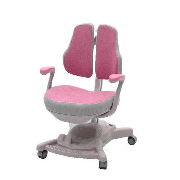 Height Adjustable Children Kids Ergonomic Study Desk Only 120cm AU – Pink, With Chair