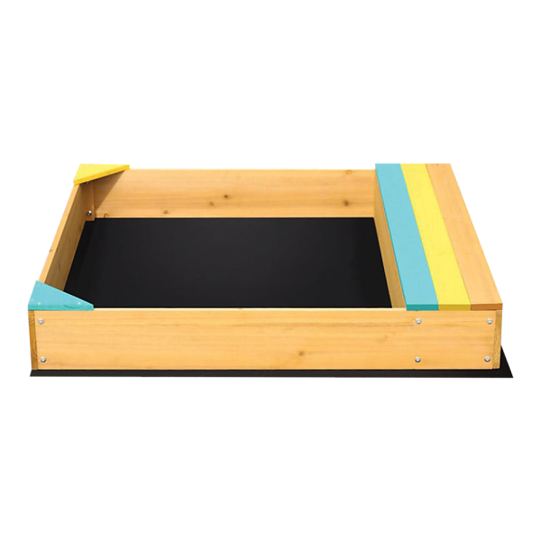 Wooden Kids Backyard Sandbox Children Outdoor Play Toy Sandpit