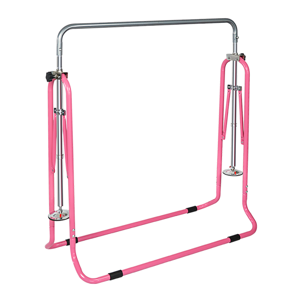 Kids Gymnastics Bars Training Horizontal Bar Monkey Kip Bar Pink